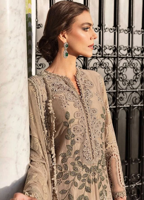 Nazneen - 3Pcs Unstitched Embrioded Lawn