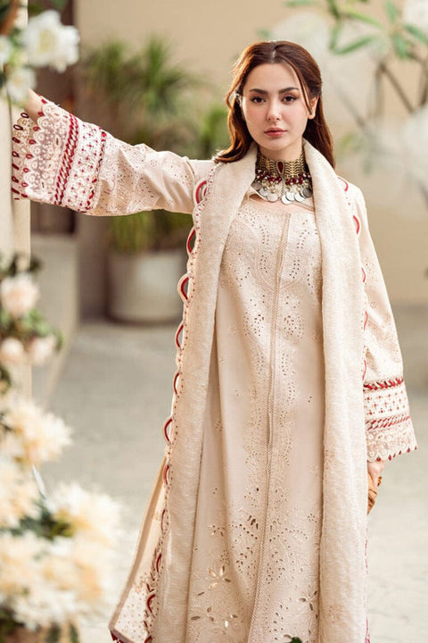 Bahar - 3pcs Unstitched Embrioded Lawn