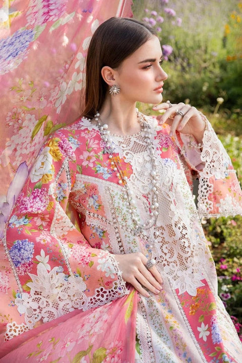 Gulab - 3pcs Unstitched Digital Printed Lawn