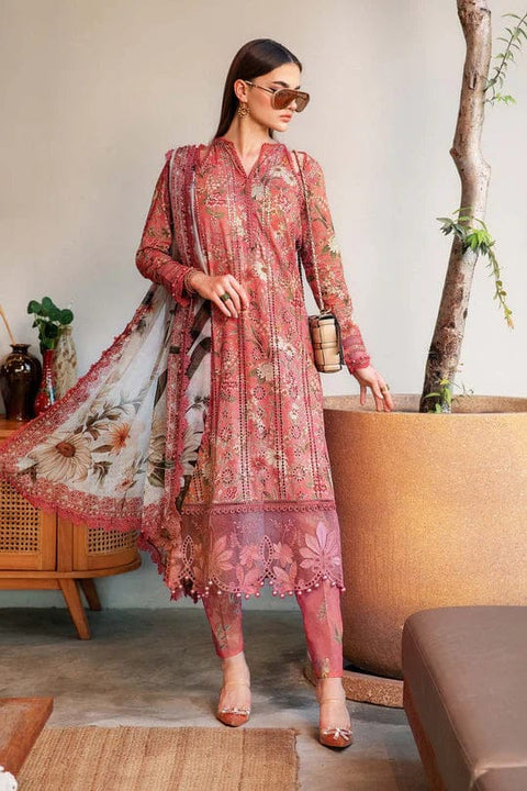 Hayat - 3pcs Unstitched Digital Printed Lawn