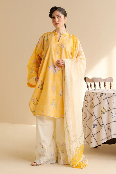 Noor - 3pcs Unstitched Digital Printed Lawn