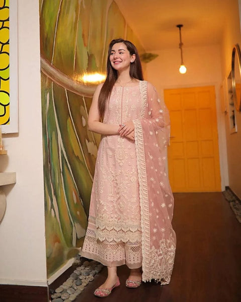 3PC Unstitched Embroidered Lawn