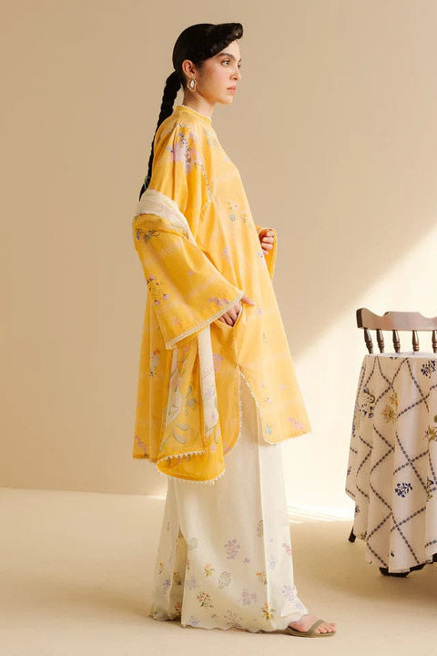 Noor - 3pcs Unstitched Digital Printed Lawn