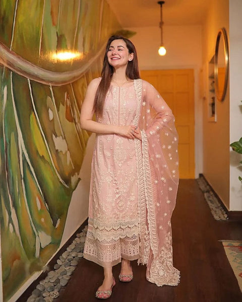 3PC Unstitched Embroidered Lawn