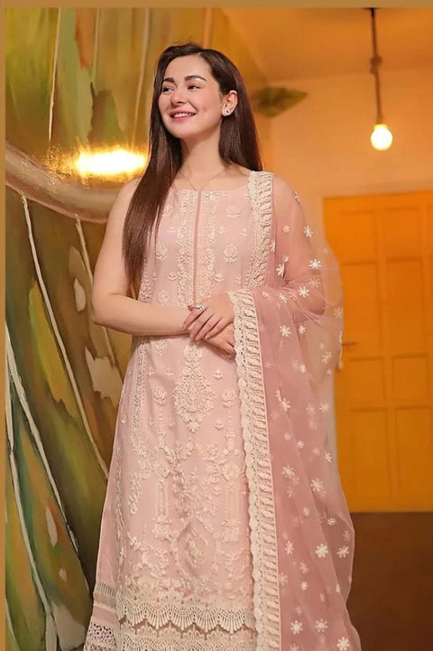 3PC Unstitched Embroidered Lawn