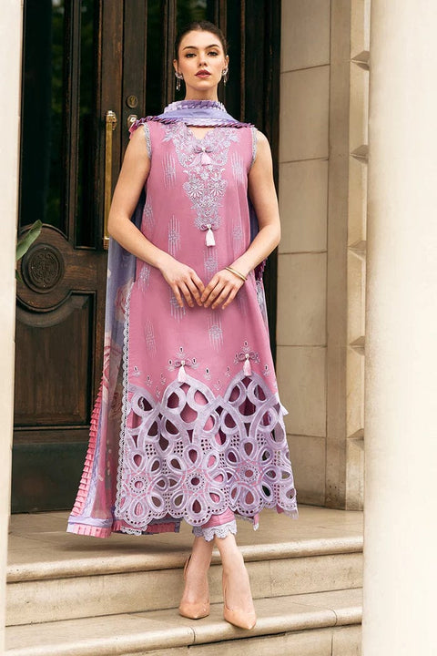 3PC Unstitched Embroidered Lawn