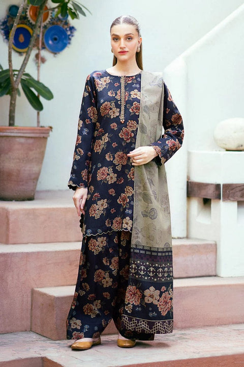 3pcs Unstitched Digital Printed Lawn