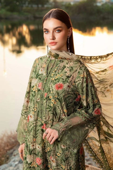 Sitara - 3pcs Unstitched Digital Printed Lawn