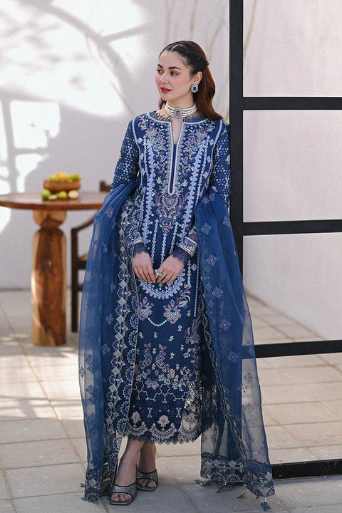 3PC Unstitched Chikankari Embroidered Lawn