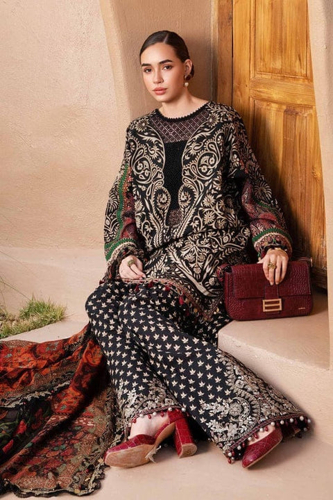 Nazakat - 3pcs Unstitched Digital Printed Lawn