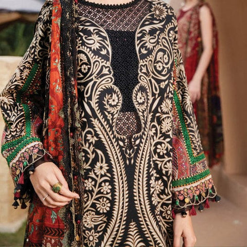 Nazakat - 3pcs Unstitched Digital Printed Lawn