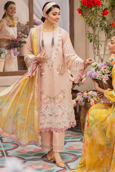3PC Unstitched Embroidered Lawn