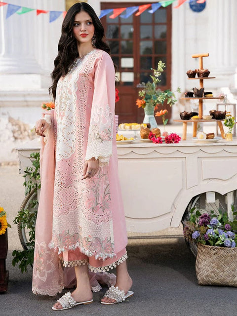 3PC Unstitched Embroidered Lawn