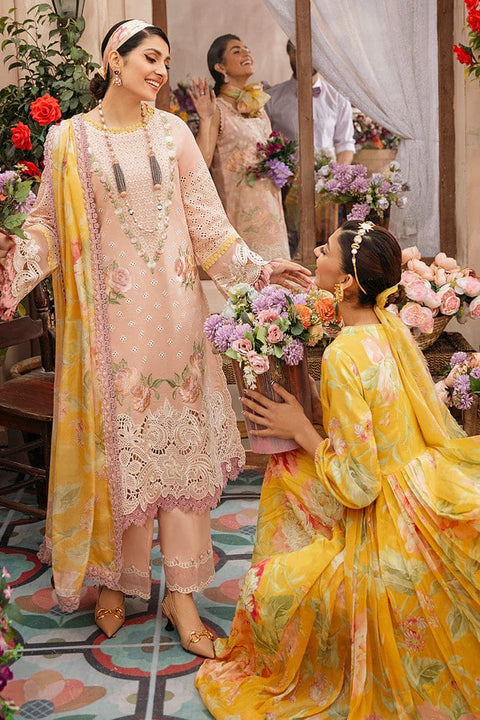 3PC Unstitched Embroidered Lawn