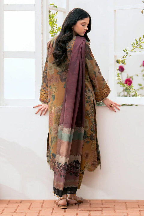 3 PC Unstitched Digital Printed Lawn