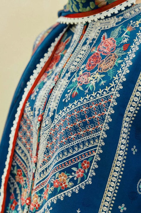 3PC Unstitched Embroidered Lawn