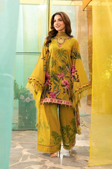 Kesar - 3pcs Unstitched Digital Printed Lawn