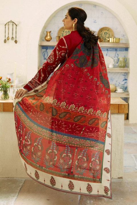 3PC Unstitched Embroidered Lawn