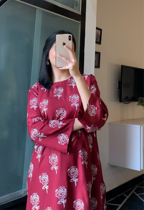 rose flower Design 2Pcs