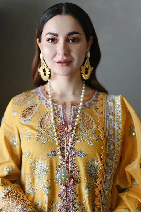 3PC Unstitched Embroidered Lawn