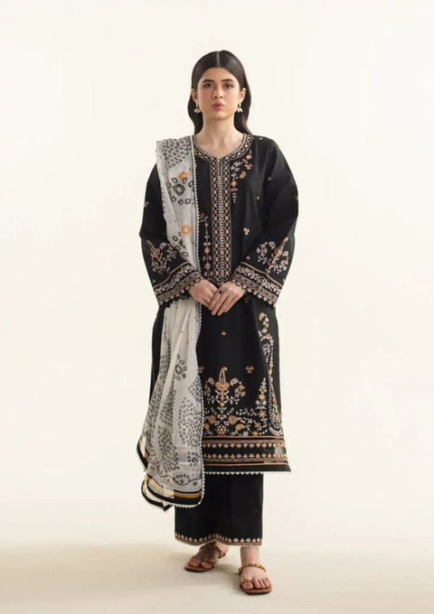 Zarmina - 3pcs Unstitched Digital Printed Lawn