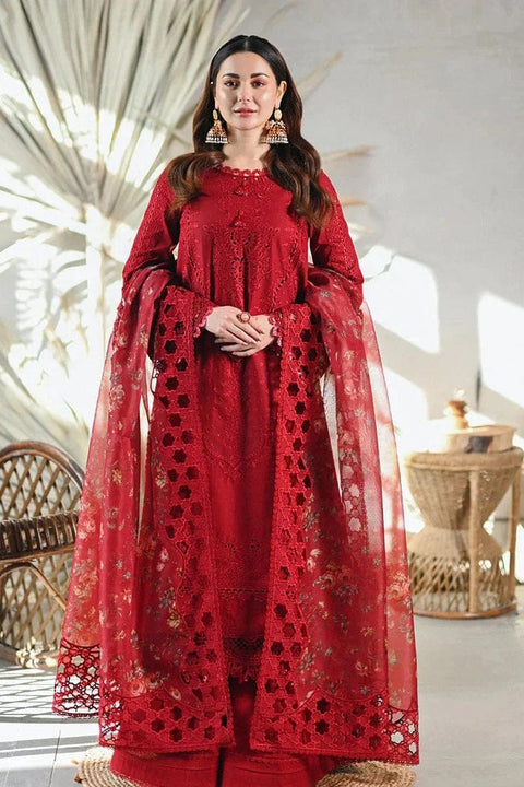 3PC Unstitched Embroidered Lawn