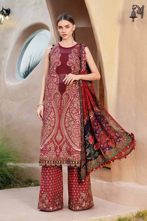 Gulnaz - 3pcs Unstitched Digital Printed Lawn