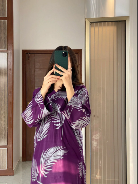 Big Leaf design ( stitches 2 piece)