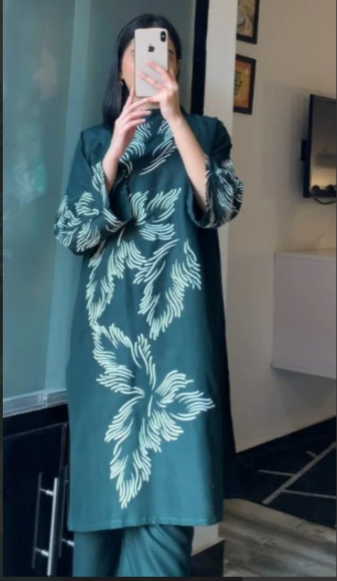Big Leaf design ( stitches 2 piece)
