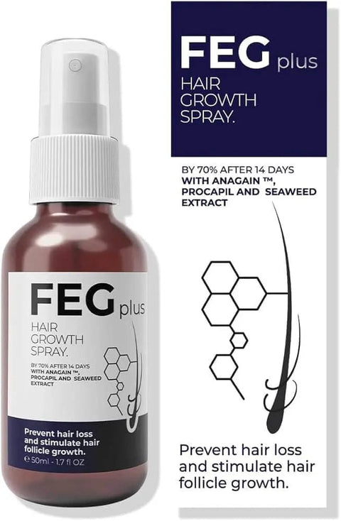 FEG PLUS Hair Growth SERUM and SPRAY 50ml - For Men and Women