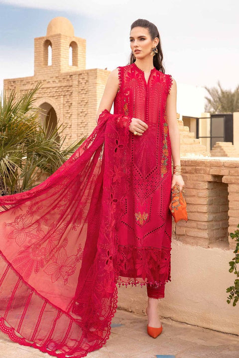 3PC Unstitched Embroidered Lawn