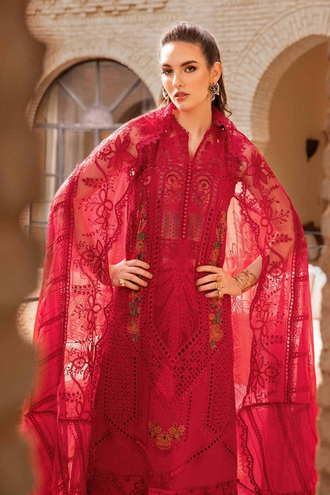 3PC Unstitched Embroidered Lawn